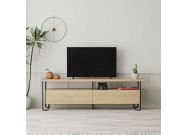 loftove industrialne TV stolik dub YOSHI