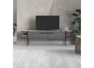 loftove industrialne TV stolik retro seda biela WHISPER