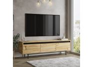 TV skříňka, barva dub Left + černá