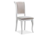 Jídelní čalouněná židle MN-SC bílá/béžová