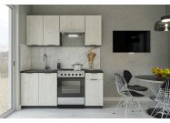 CAPRI kuchyňská linka na míru, grafit/dvířka dub Craft bílý