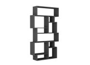 designová knihovna, antracit