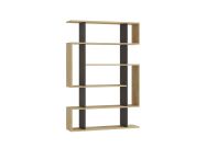 designová knihovna, dub / antracit