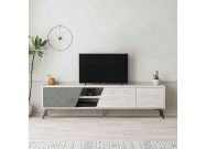 moderne dizajnove TV stolik anticka biela retro seda DINO