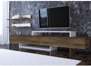 Televizní stolek CASA 28050 ořech/bílá