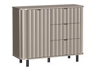 komoda 1D3S (NV-3), barva clay gray