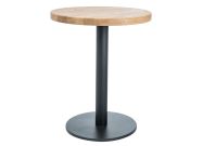 Jídelní stůl kulatý PURO II dub masiv 60x60 cm