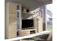 obývací stěna, barva dub sonoma