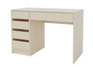 pracovní stůl se zásuvkami 110 levý, barva satin