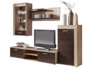 obývací stěna, barva sonoma/wenge