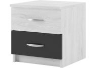 2 ks nočních stolků, antracit/light artwood