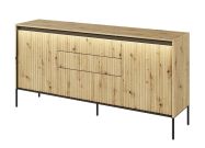 komoda 2D3S s LED (TR-01), barva na výběr