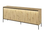 komoda 4D s LED (TR-04), barva na výběr