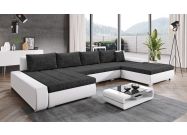 Rozkládací rohová sedačka CASA 41039 M120/BE06 pravá