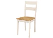 jídelní židle, barva dub/bílá