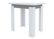 jídelní stůl rozkládací 90x60 cm, barva bílá/antracit