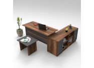 kancelářský set se skříňkou, baroko/antacit