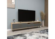 TV stolek na nožičkách, dub / antracit