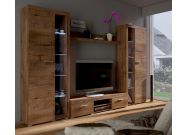 obývací stěna XL, barva dub lefkas