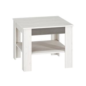 konferenční stolek, barva borovice sněžná/šedá