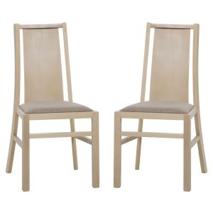 jídelní čalouněná židle (2ks), barva sonoma (YJ-111)