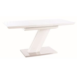 jídelní stůl rozkládací 120x80, barva bílá mat