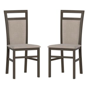 čalouněná židle (2ks), barva wenge