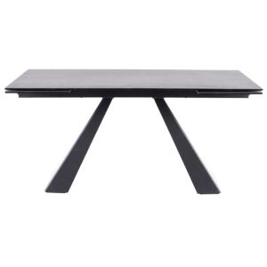 jídelní stůl rozkládací, barva černá/šedá