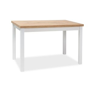 jídelní stůl 100x60, barva dub lancelot/bílá mat