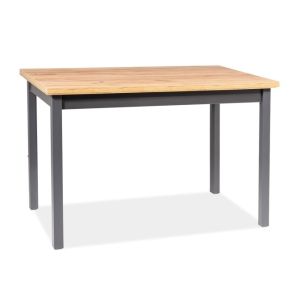jídelní stůl 100x60, barva dub lancelot/antracit
