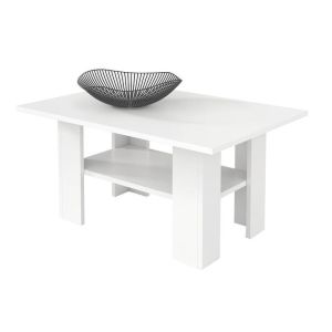 konferenční stolek, barva bílá (CB-43)