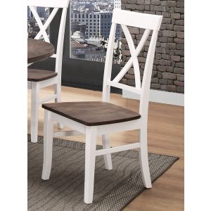jídelní židle, barva bílá/wenge