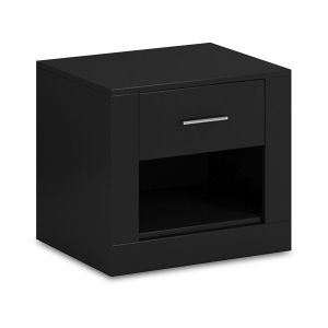 noční stolek, barva černá (LB-07)