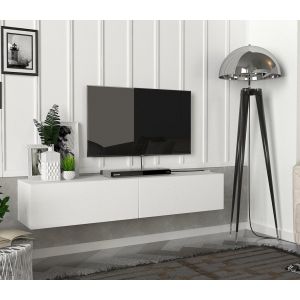 televizní stolek, barva bílá