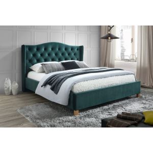 postel 160x200, barva zelená velvet