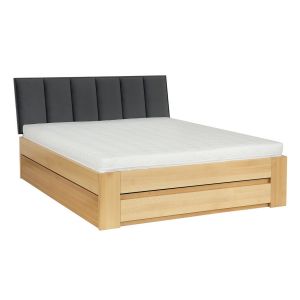 postel s ÚP šířka 180 cm (XG-187), barva buk ZG001 tmavě šedá
