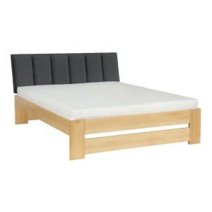 postel šířka 180 cm (XG-187), barva buk ZG001 tmavě šedá