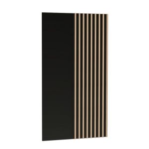 závěsný panel, barva dub artisan/černá