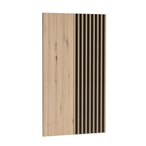 závěsný panel, barva dub artisan/černá