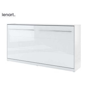 Lenart Concept Pro výklopná postel 90 bílá lesk/bílá mat (LE-06P)