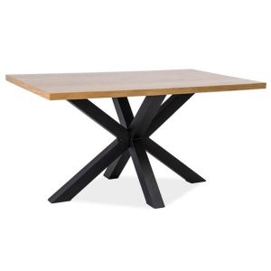 jídelní stůl 150x90, dřevo masiv/kov 