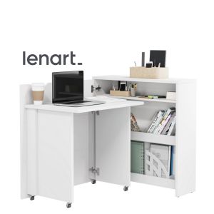 Lenart Work Concept rozkládací psací stůl levý bílá (MH-01)