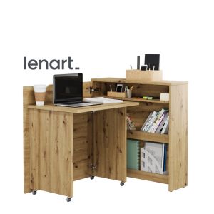 Lenart Work Concept rozkládací psací stůl levý dub artisan (MH-01)