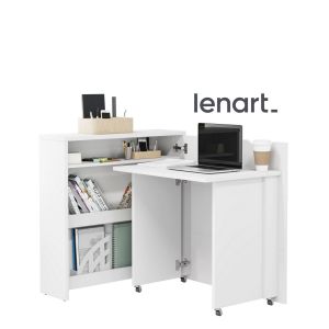 Lenart Work Concept rozkládací psací stůl pravý bílá (MH-01)