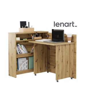 Lenart Work Concept rozkládací psací stůl pravý dub artisan (MH-01)