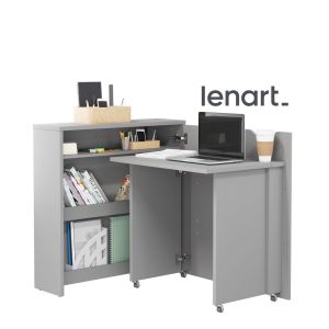 Lenart Work Concept rozkládací psací stůl pravý šedá (MH-01)