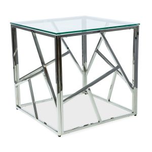 konferenční stolek B, barva chrom/sklo