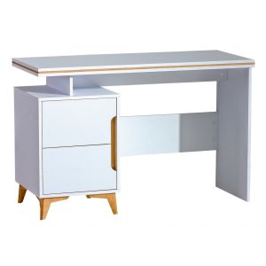 psací stůl, barva bílá/jasan (DO-12)