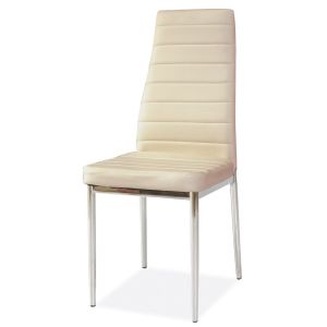 jídelní čalouněná židle, barva krémová
