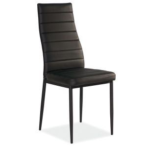 jídelní čalouněná židle C, barva černá